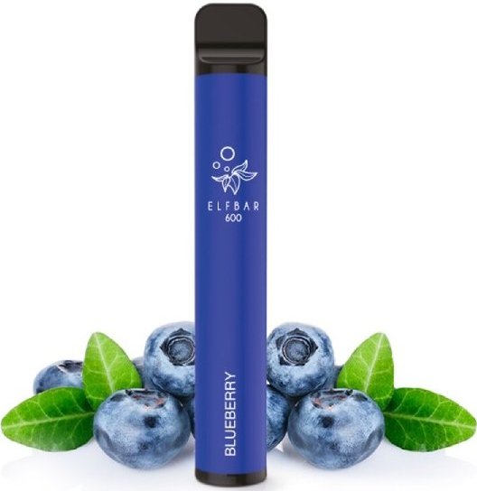 Elf Bar 600 jednorázová e-cigareta - Blueberry (borůvka) 20mg