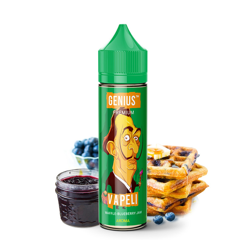 ProVape Příchuť Genius: Vapeli (Vafle s borůvkovým džemem) 20ml