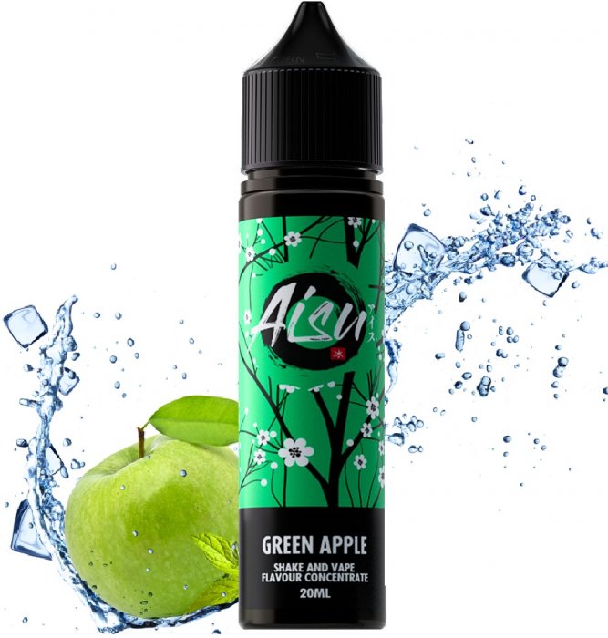 Příchuť ZAP! Juice Shake and Vape AISU 20ml Green Apple (Zelené jablko)