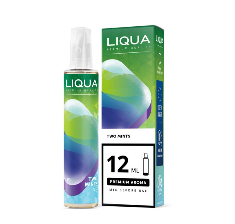 Příchuť Liqua Mix&Go Two MInts 12ml (Máta a mentol)