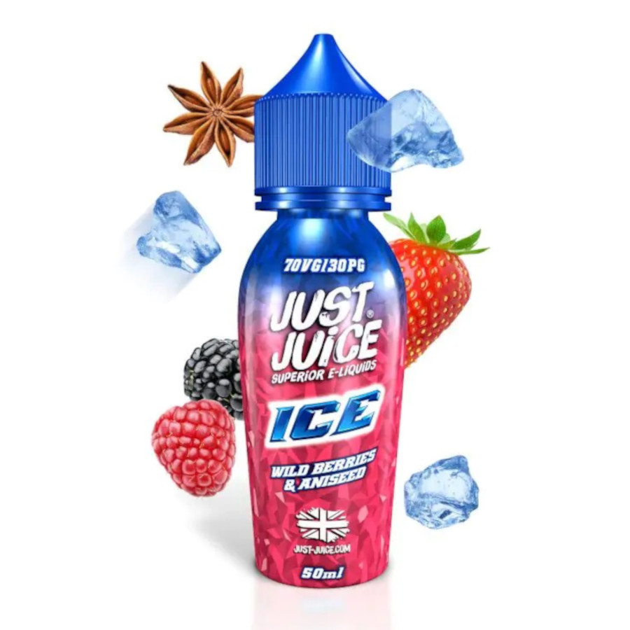 Just Juice (GB) Příchuť Just Juice - ICE Wild Berries & Aniseed (Lesní ovoce s anýzem) 20ml
