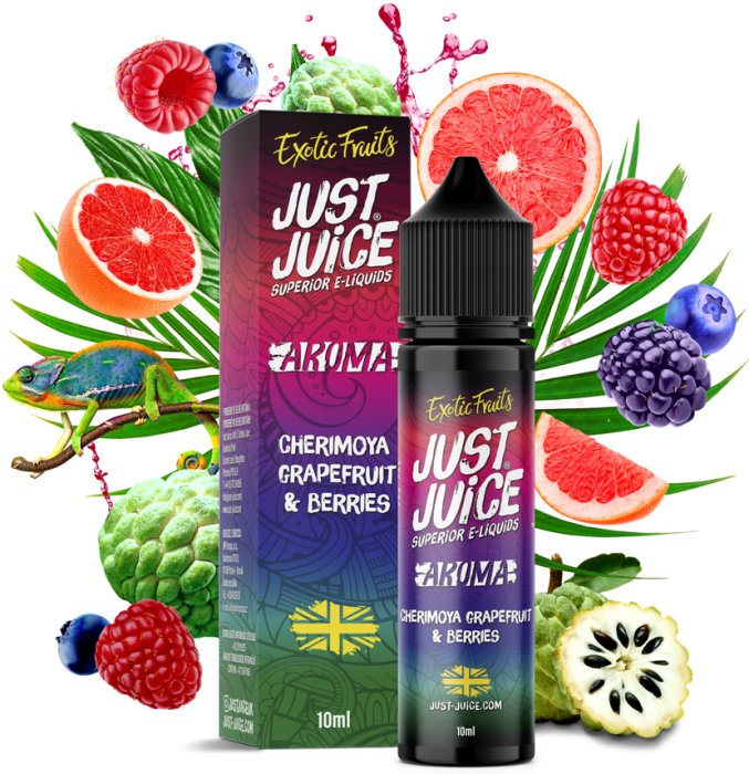 Příchuť Just Juice Shake and Vape 10ml Cherimoya Grapefruit & Berries