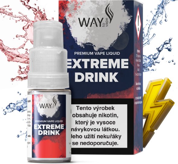 Liquid WAY to Vape Extreme Drink 10ml Obsah nikotinu: 18mg