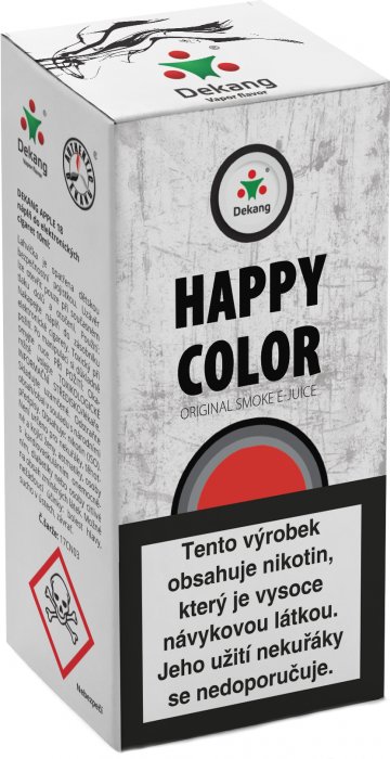 Liquid Dekang Happy color 10ml Obsah nikotinu: 16mg