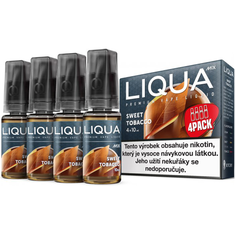 Ritchy LIQUA -Sweet Tobacco 4x10ml/3mg po expiraci