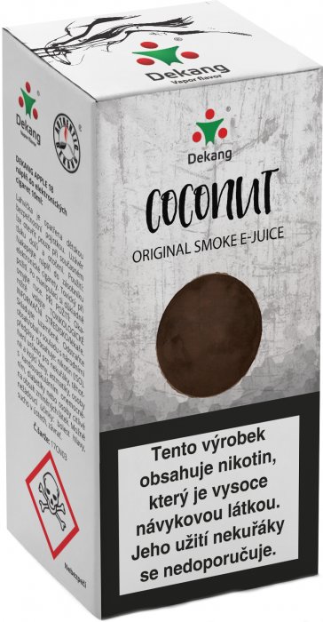 Liquid Dekang Kokos (Coconut) 10ml Obsah nikotinu: 11mg