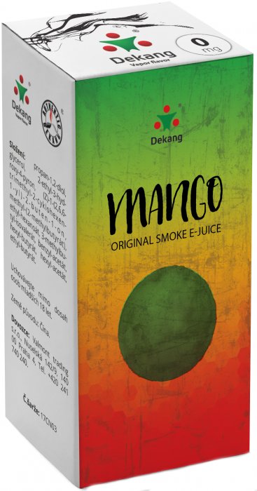 Liquid Dekang Mango 10ml Obsah nikotinu: 16mg