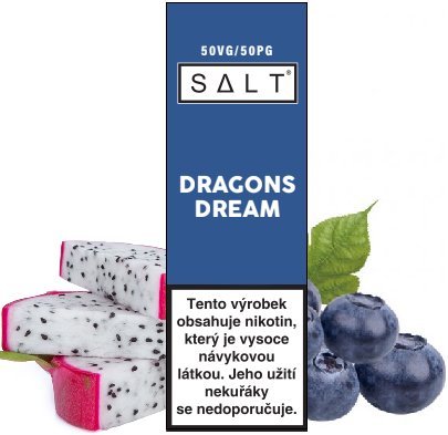 Fotografie Juice Sauz SALT 10ml Dragons Dream (Dračí ovoce a borůvky) Obsah nikotinu: 10mg