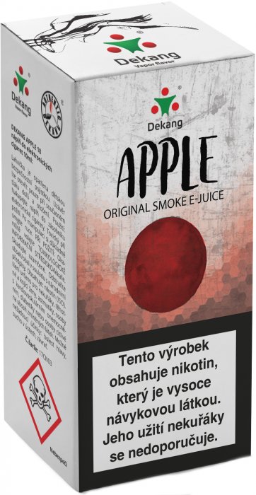 Liquid Dekang Jablko (Apple) 10ml Obsah nikotinu: 11mg