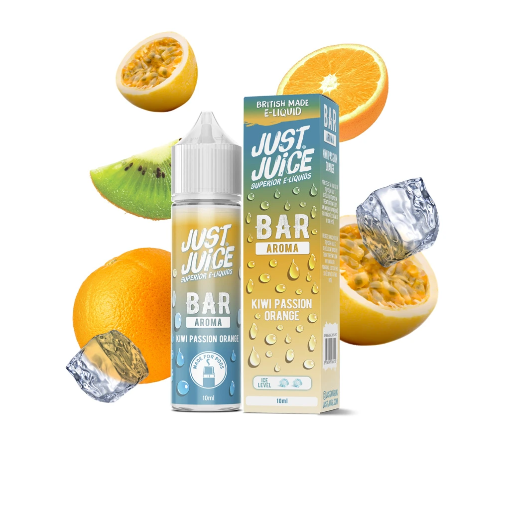 Příchuť Just Juice Bar Range Shake & Vape - Kiwi Passion Orange (Kiwi, marakuja a pomeranč) 10ml