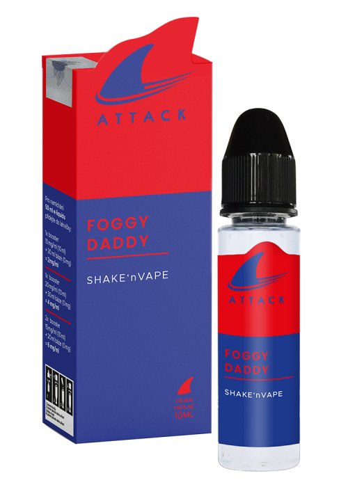 Fotografie Příchuť IMPERIA Shark Attack - Shake and Vape 10ml Foggy Daddy