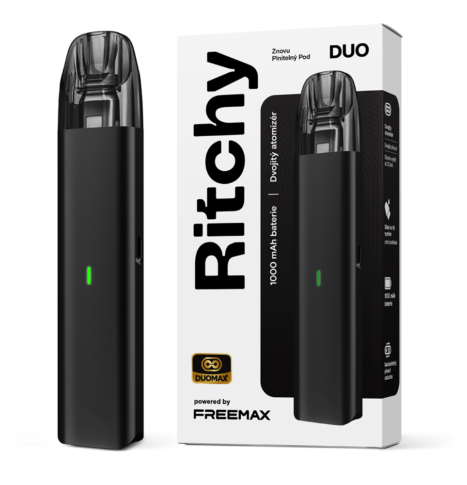 Ritchy Duo Max elektronická cigareta 1000mAh Barva: Černá