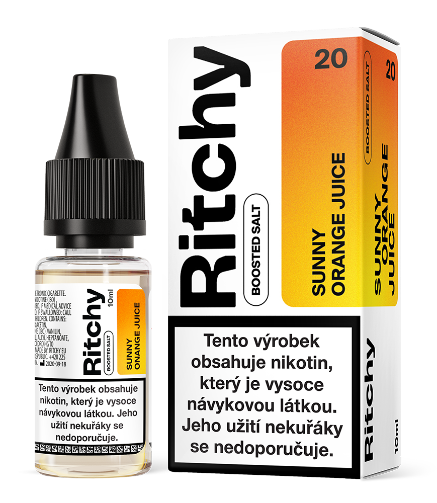 Ritchy Salt - Sunny Orange Juice (Pomerančový džus) 10ml/20mg