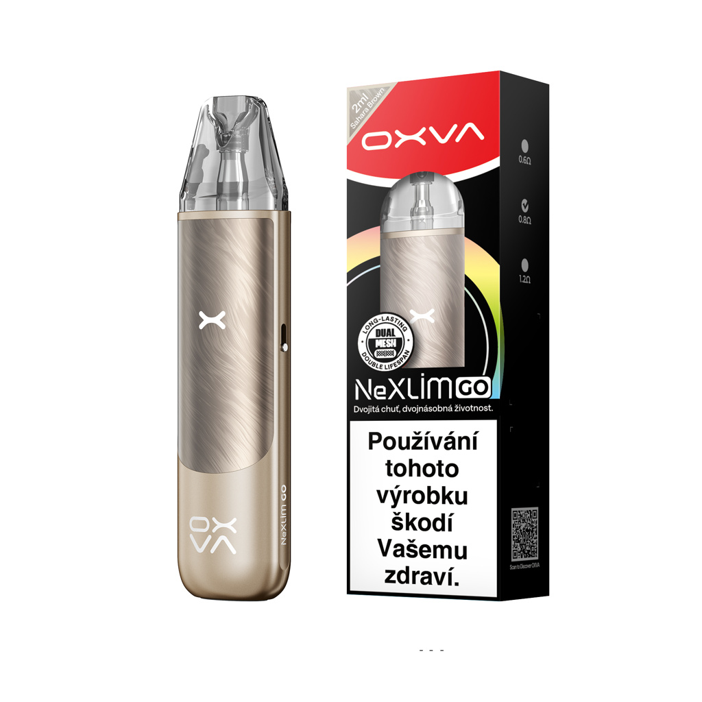 OXVA NeXLIM GO elektronická cigareta 1800mAh Barva: Sahara Brown