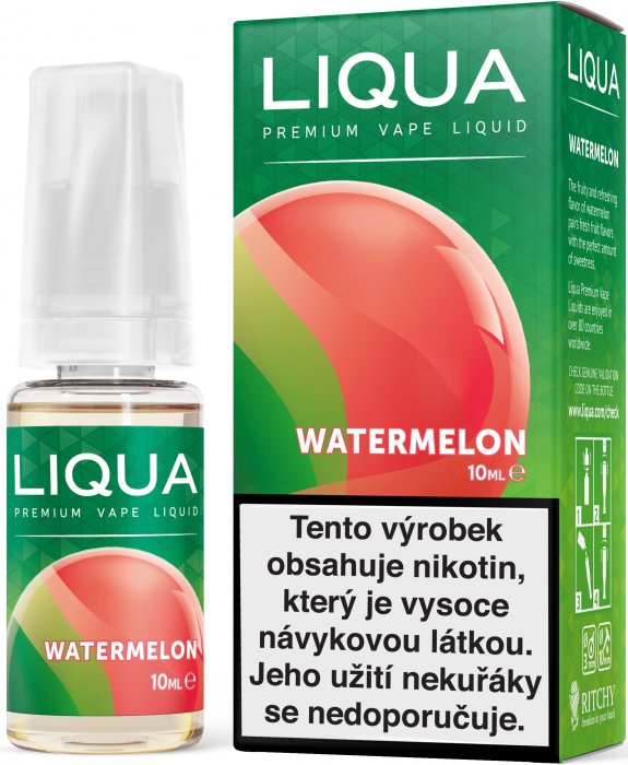 Ritchy Vodní meloun - Watermelon - LIQUA Elements 10ml Obsah nikotinu: 18mg