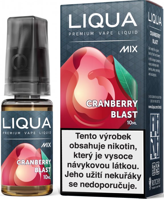 Ritchy Chladivé brusinky / Cranberry Blast - LIQUA Mixes 10ml Obsah nikotinu: 0mg