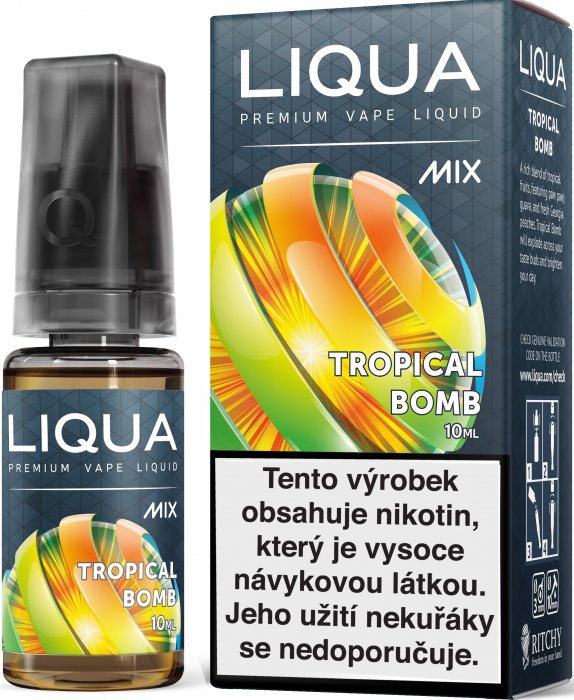 Ritchy Tropická bomba / Tropical Bomb - LIQUA Mixes 10ml Obsah nikotinu: 18mg