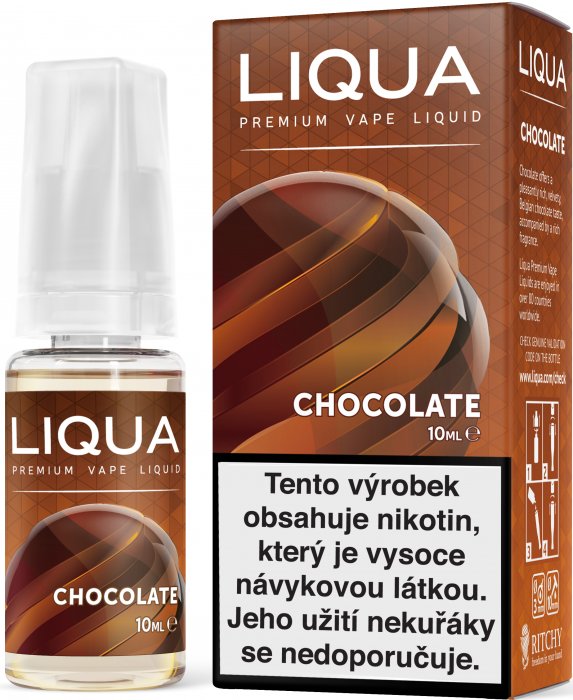 Ritchy Čokoláda - Chocolate - LIQUA Elements 10ml Obsah nikotinu: 18mg