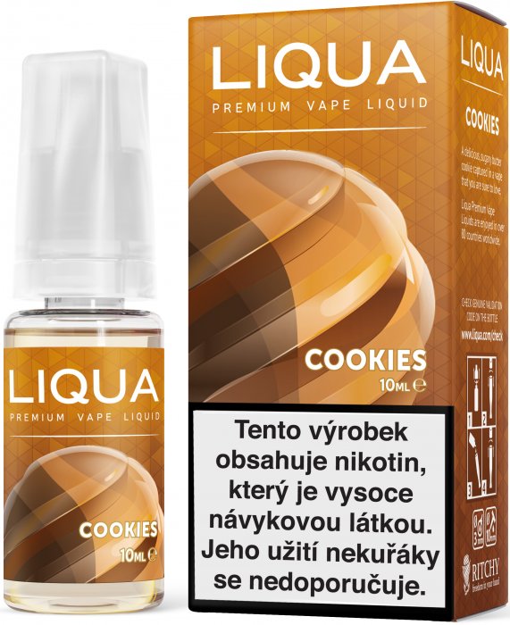 Ritchy Sušenka - Cookies - LIQUA Elements 10ml Obsah nikotinu: 6mg