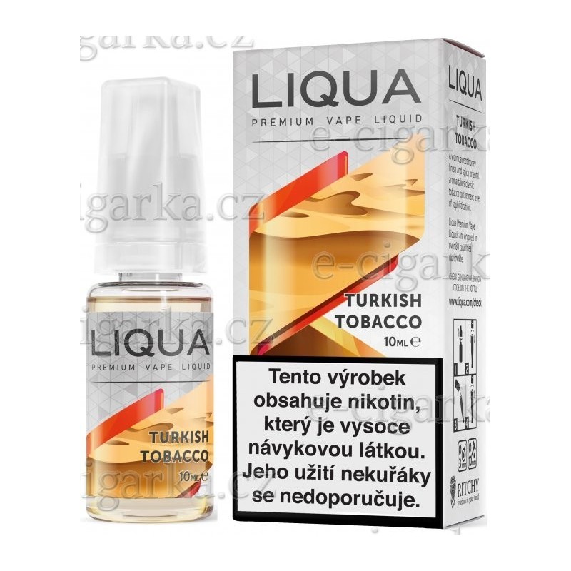 Fotografie Turecký tabák - Turkish Tobacco - LIQUA Elements 10ml Obsah nikotinu: 0mg