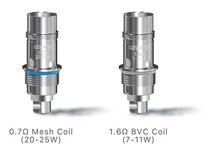 Clearomizer aSpire Nautilus GT Mini, žhavící hlavy 2S, BVC