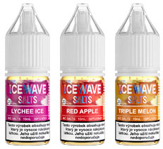 ICEWAVE SALTS 10 ml – balení e-liquidu s nikotinovou solí, parametry a specifikace PG/VG 50/50