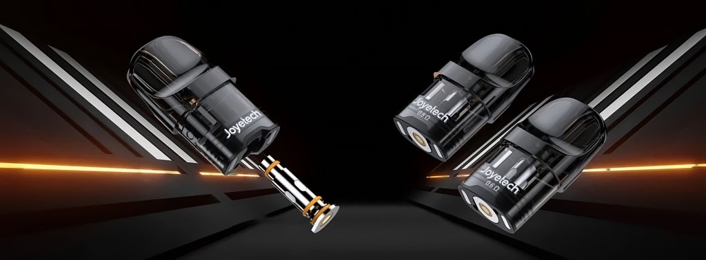 Elektronická cigareta Joyetech EVIO M Pod Kit, variace Cartridgí.