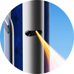 Horizontální airflow regulace přívodu vzduchu