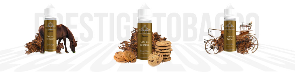 Prestige S&V příchutě, banner.