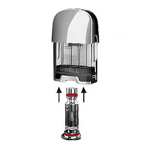 Uwell Caliburn G instalace žhavící hlavy