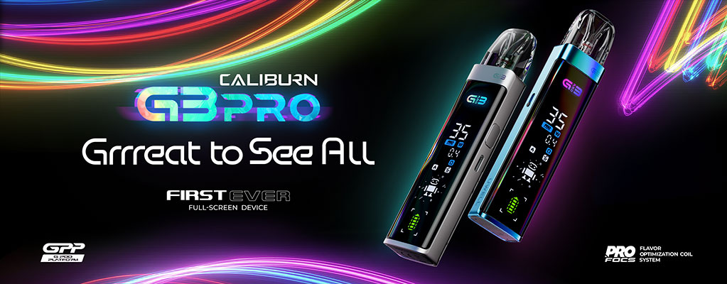 Uwell Caliburn G3 Pro, banner