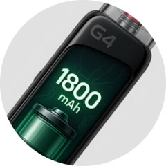 Integrovaná baterie 1300 mAh pro dlouhou výdrž