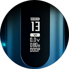 Uwell Caliburn X OLED displej