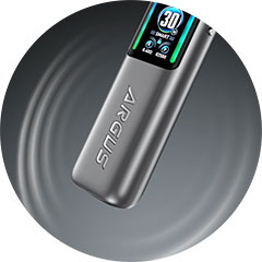 VooPoo Argus G2, vibrační signalizace.