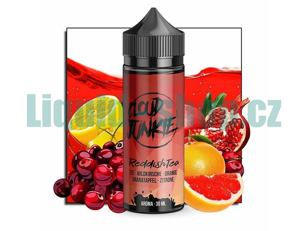 CloudJunkie - ReddishTea - Shake and Vape - 30ml, produktový obrázek.