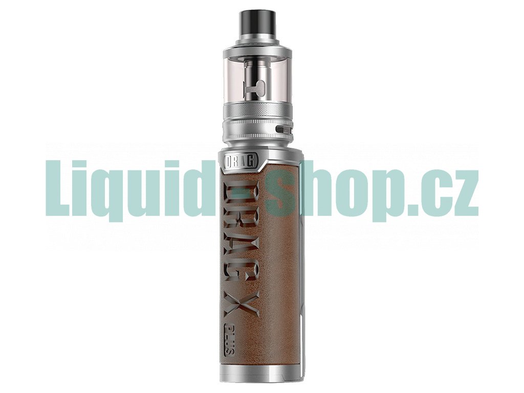 VOOPOO Drag X Plus Professional Edition Full Kit - Silver Retro Brown, produktový obrázek.