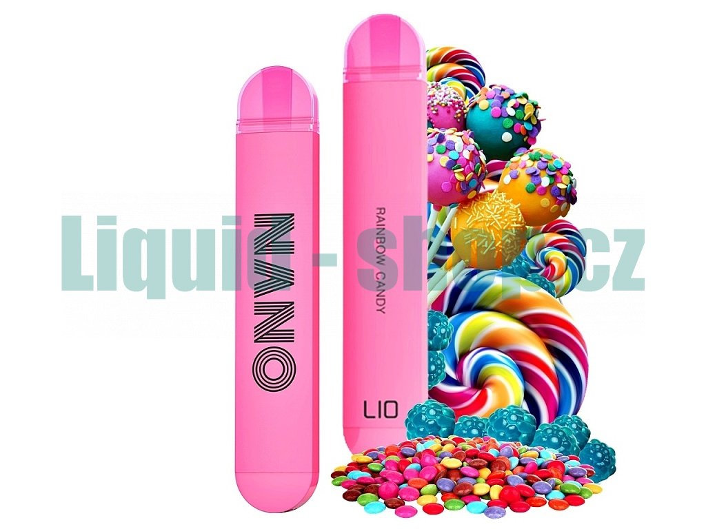 Lio Nano - 20mg - Rainbow Candy (Směs bonbónů), produktový obrázek.