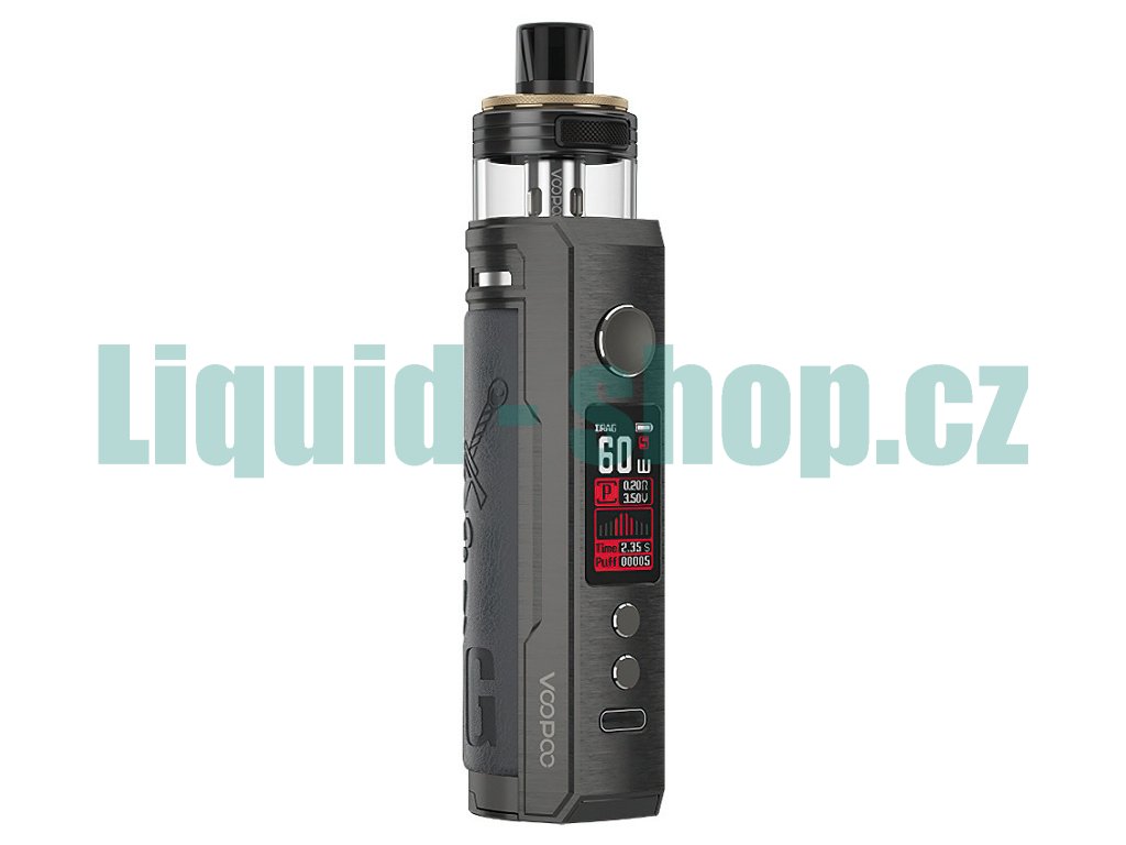 VOOPOO Drag X PnP-X Pod Kit - 18650 - 80W (Knight Gray), produktová fotografie.