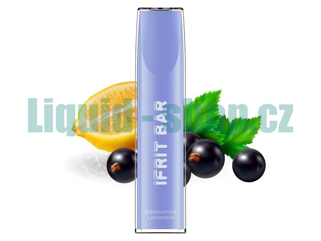 IFRIT BAR - 20mg - Blackcurrant Lemonade (Rybízová limonáda), produktový obrázek.