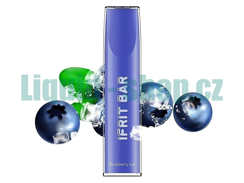 IFRIT BAR - 20mg - Blueberry ICE (Svěží borůvka), produktový obrázek.