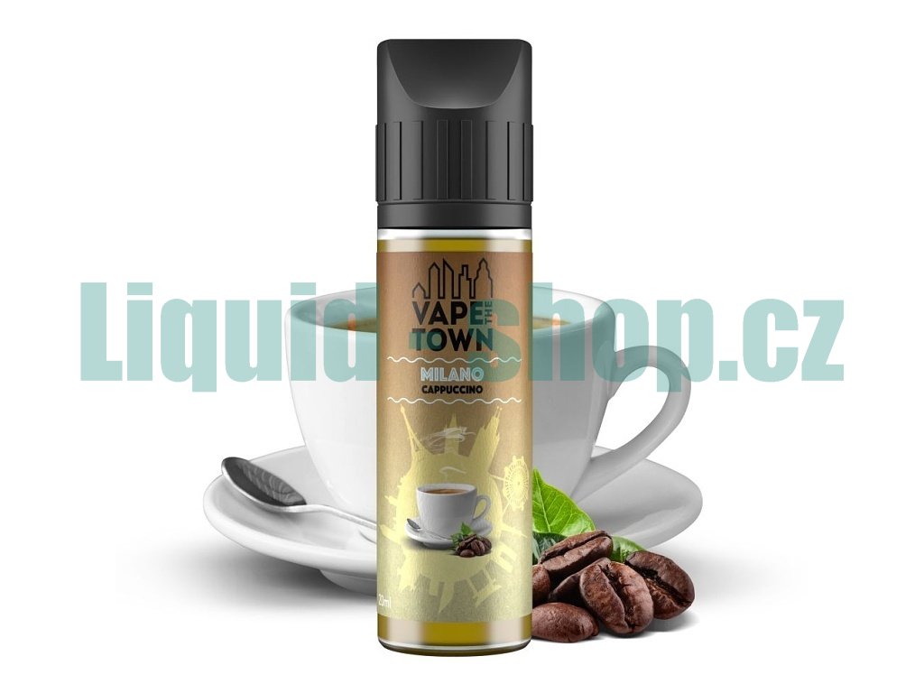 VapeTown - Shake & Vape - Milano Cappuccino - 20ml, produktový obrázek.