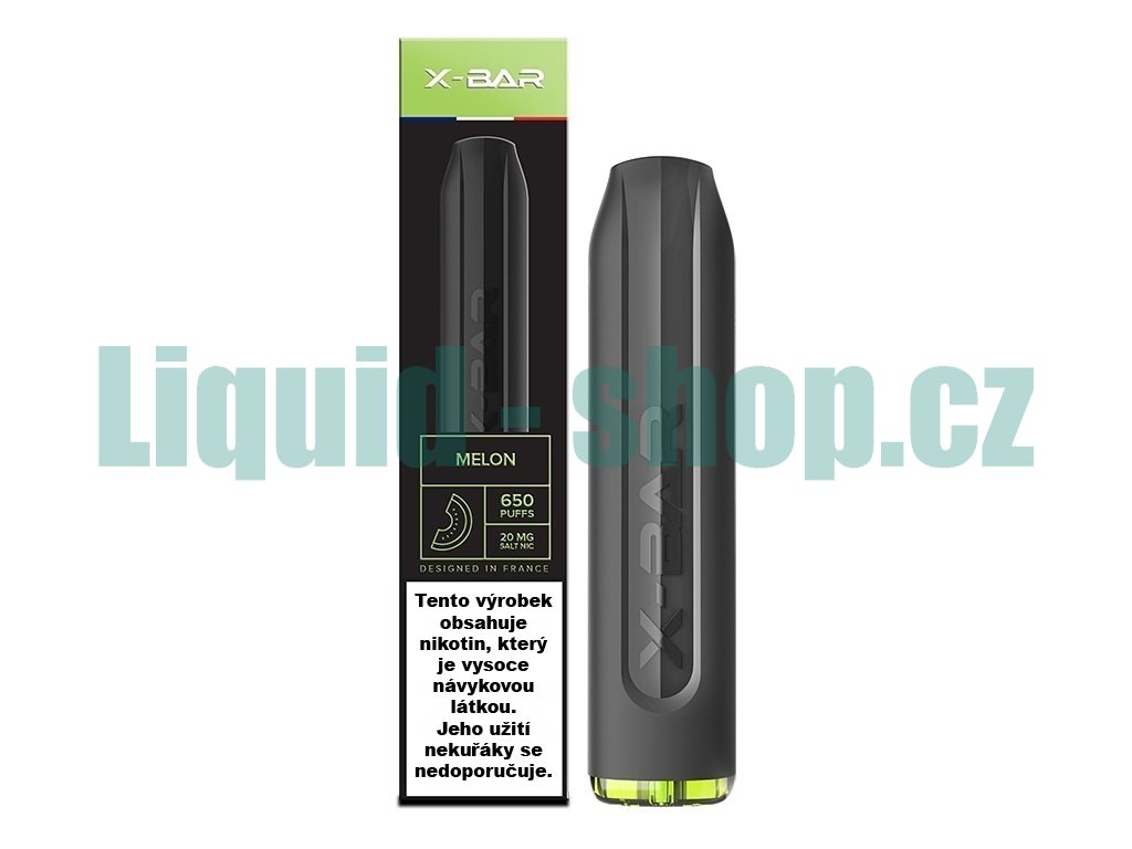 J-Well X BAR - 20mg - Melon (Sladký meloun), produktový obrázek.