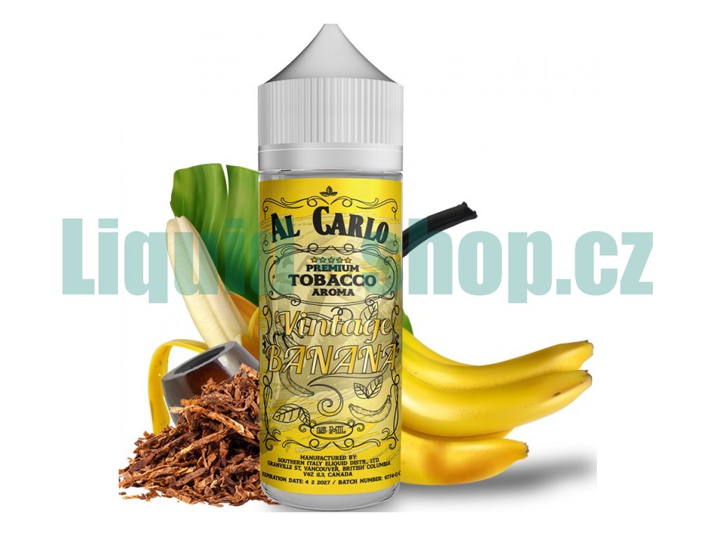 Příchuť Al Carlo Shake and Vape 15ml Vintage Banana
