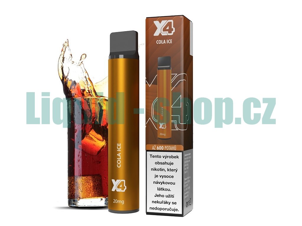 X4 Bar - 20mg - Cola ICE (Chladivá kola), produktový obrázek
