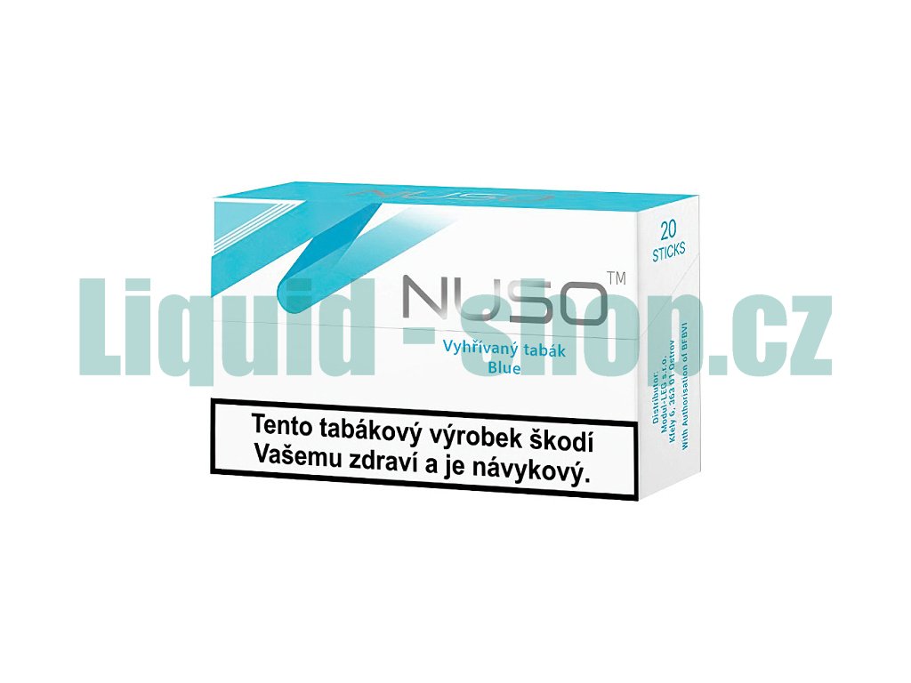 NUSO - Heat Not Burn - Blue, produktový obrázek.