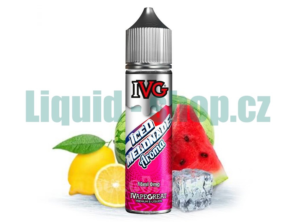 IVG - Crushed Series - S&V - Iced Melonade (Chladivá melounová citronáda) - 18ml, produktový obrázek.