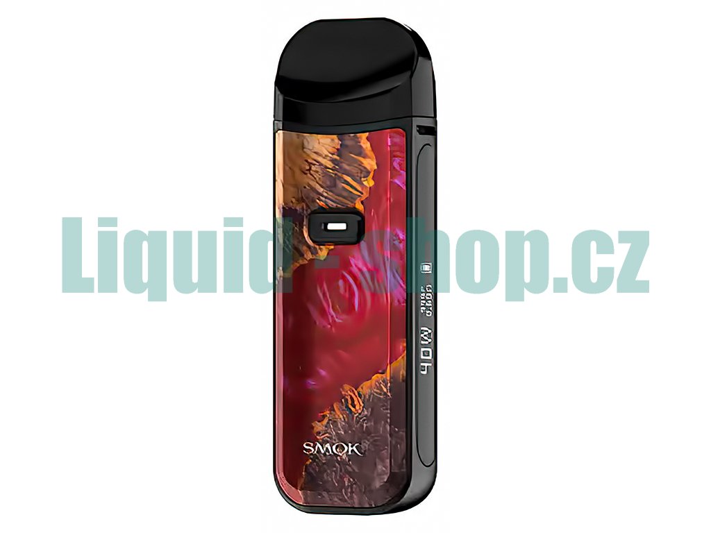 Smoktech Nord 2 - Pod Kit - 40W 1500mAh - Red Stabilizing Wood), produktový obrázek.
