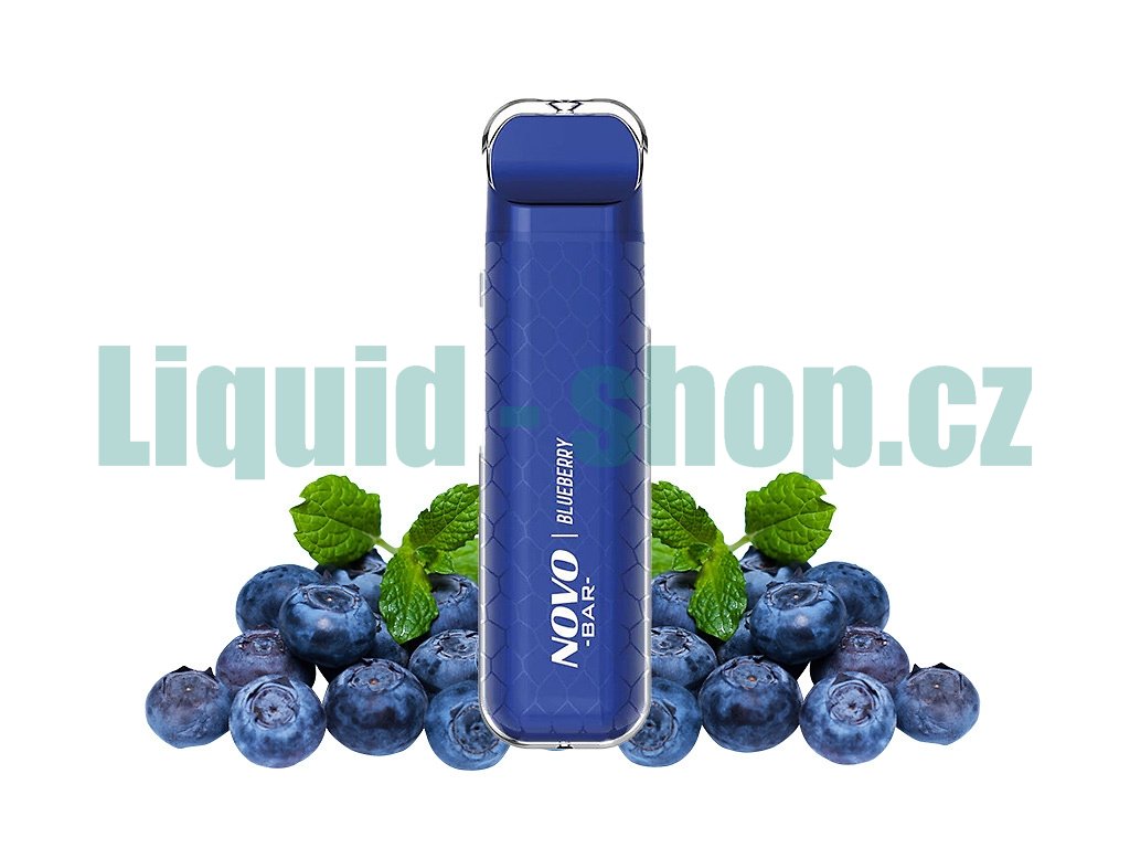 Smok Novo Bar - 20mg - Bluberry (Borůvka), produktový obrázek.