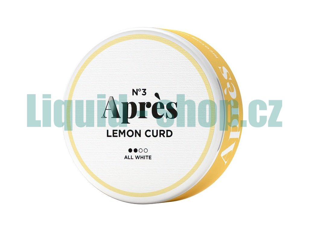 Après - nikotinové sáčky - Lemon Curd - 10mg /g, produktový obrázek.
