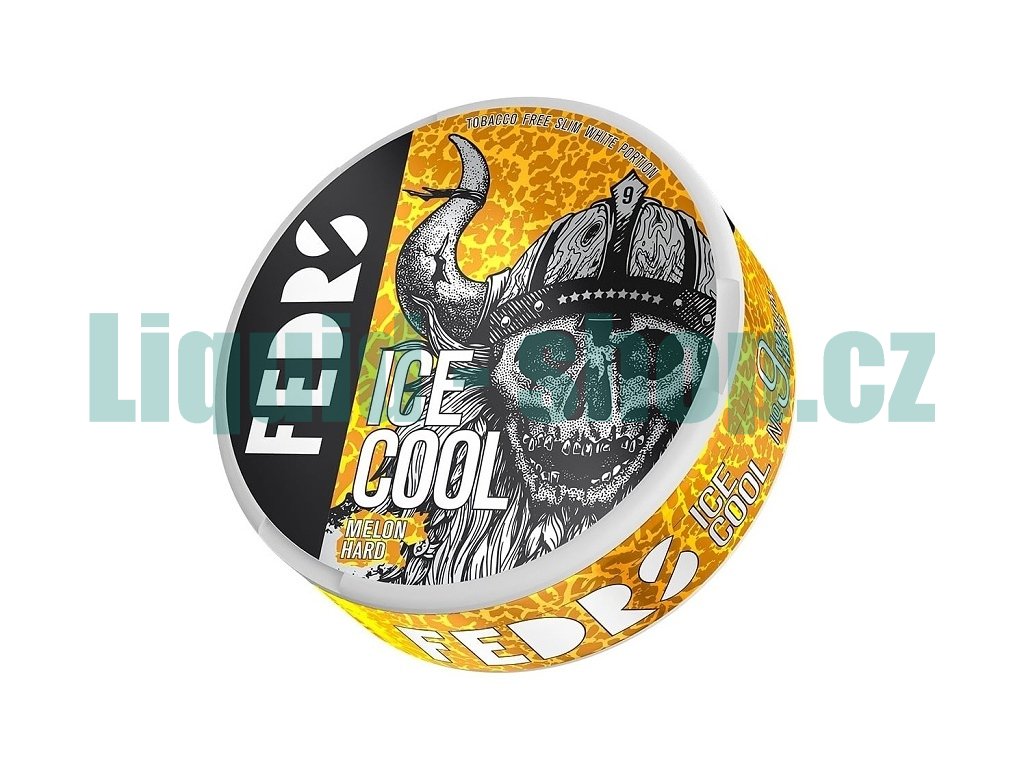FEDRS - nikotinové sáčky - ICE Cool Melon - Hard - 65mg /g, produktový obrázek.